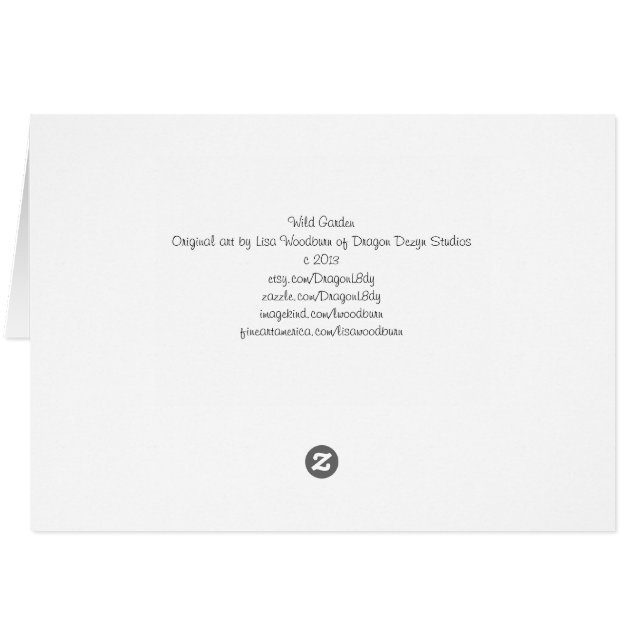 Wild Garden collectie (Achterkant Horizontaal)