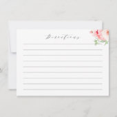 Wild Garden Dahlia Vrijgezellenfeest game RECIPE (Achterkant)