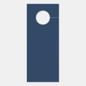 Wild Garden Floral bruiloft gast niet storen Deurhanger (Achterkant)