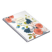 Wild Garden Floral Wedding Guest Book Notebook Notitieboek (Rechterzijde)