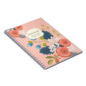 Wild Garden Floral Wedding Guest Book Notebook Notitieboek (Rechterzijde)