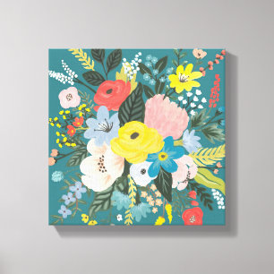 Wild Garden Flowers Canvas Afdruk