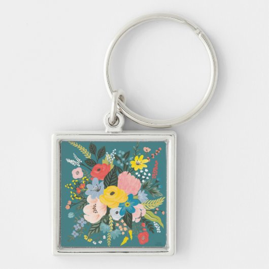 Wild Garden Flowers Sleutelhanger (Voorkant)