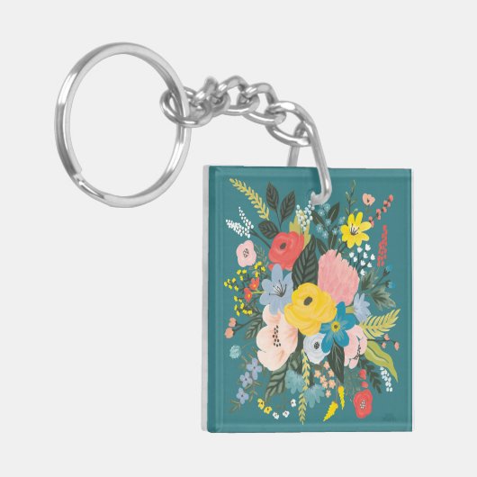 Wild Garden Flowers Sleutelhanger (Voorkant Links)