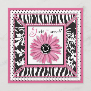 Wild Garden HP Invitation Square Kaart