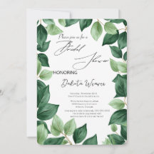 Wild Garden Leaves Vrijgezellenfeest