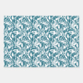 Wild Garden Mist Elegant Botanical Foliage Inpakpapier Vel (Voorkant 2)