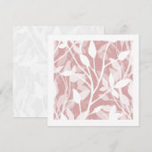 Wild Garden Mist Minimalist Botanical Art Card Feestdagenkaart (Voorkant / Achterkant)