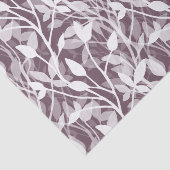 Wild Garden Mist Modern Botanical Foliage plum Tissuepapier (Detail)