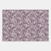 Wild Garden Mist Soft Botanical Foliage Inpakpapier Vel (Voorkant 3)