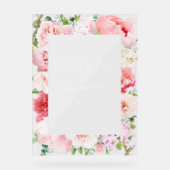 Wild Garden Vrijgezellenfeest Welkom Acryl Teken Bord (Voorkant)