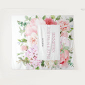 Wild Garden Waterverf Vrijgezellenfeest Achtergron Wandkleed (Voorkant (horizontaal))