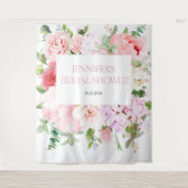 Wild Garden Waterverf Vrijgezellenfeest Achtergron Wandkleed (Voorkant)