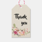 Wild Garden Wedding Gift Label Cadeaulabel (Voorkant)