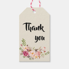 Wild Garden Wedding Gift Label Cadeaulabel