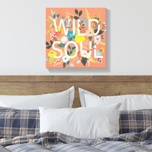 Wild Garden, Wild Soul 3 Canvas Afdruk (Insitu (Slaapkamer))