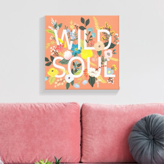 Wild Garden, Wild Soul 3 Canvas Afdruk (Insitu (Woonkamer))