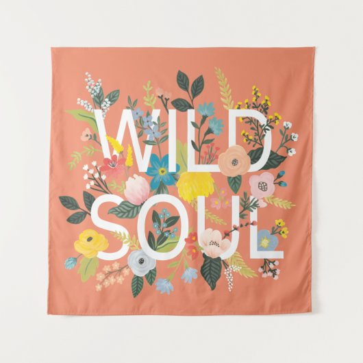 Wild Garden, Wild Soul Wandkleed (Voorkant (horizontaal))