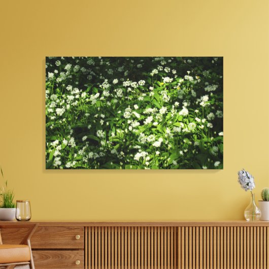 Wild Garlic Canvas Afdruk (Insitu (Woonkamer))