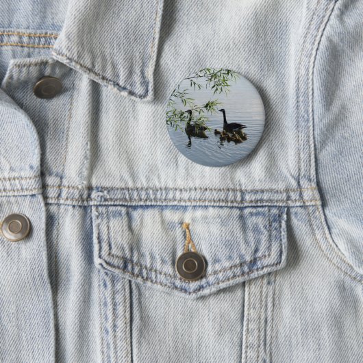 Wild Geese Button (In situ)