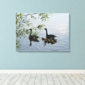 Wild Geese Canvas Afdruk (Insitu (Houten vloer))
