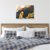 Wild Geese door Maxfield Parrish Canvas Afdruk (Insitu (Slaapkamer))