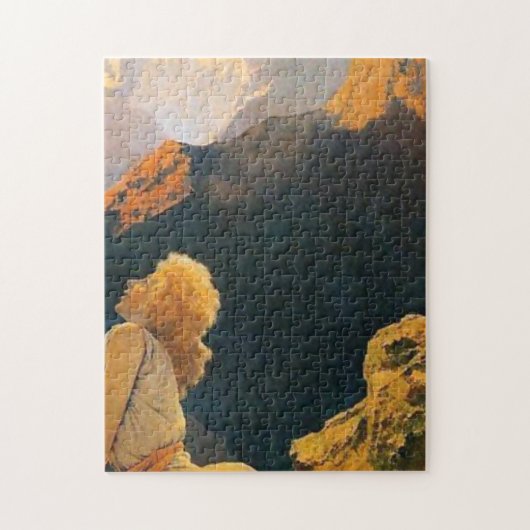 Wild Geese door Maxfield Parrish Legpuzzel (Verticaal)
