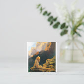 Wild Geese door Maxfield Parrish Vierkante Visitekaartje (Staand voorkant)