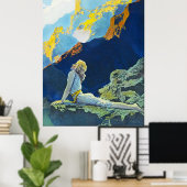 Wild Geese, van Maxfield Parrish Poster (Thuiskantoor)