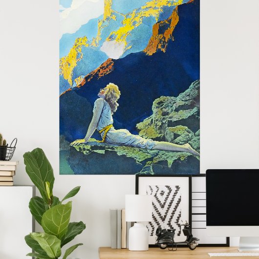 Wild Geese, van Maxfield Parrish Poster (Thuiskantoor)