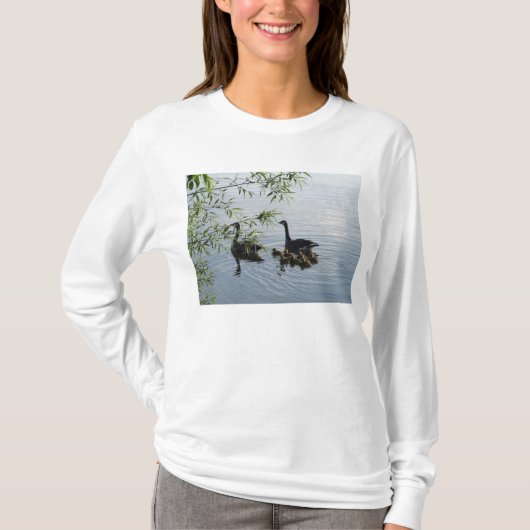 Wild Geese Womens Hooded Sweatshirt (Voorkant)