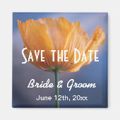 wild gele papaverbloem, met uitzondering van de da magneet (Voorkant)