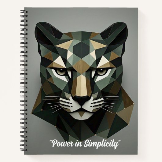 "Wild Geometric Grace" Notitieboek (Voorkant)