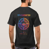 Wild Geometry Leeuwen Shirt – Kleurig Polygoon Die (Achterkant)