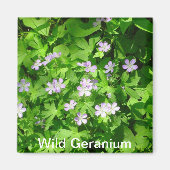 Wild Geranium Magnet (Voorkant)