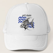 "Wild gevangen" Trucker Pet (Voorkant)