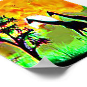 wild giraff paar afrika safari oerwoud poster (Hoek)