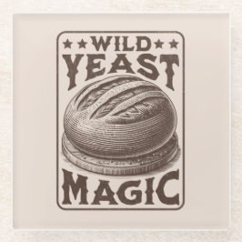 Wild Gist Magic Sourdough Brood Bakken Liefhebber Glazen Onderzetter