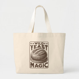 Wild Gist Magic Sourdough Brood Bakken Liefhebber Grote Tote Bag