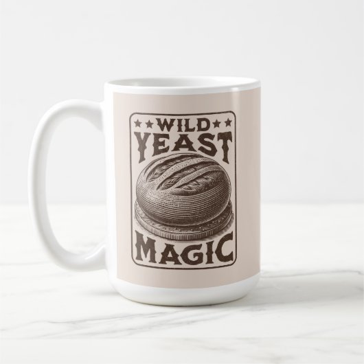 Wild Gist Magic Sourdough Brood Bakken Liefhebber Koffiemok (Links)
