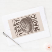 Wild Gist Magic Sourdough Brood Bakken Liefhebber Rechthoekige Sticker (Envelop)