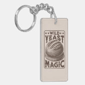 Wild Gist Magic Sourdough Brood Bakken Liefhebber Sleutelhanger (Voorkant Links)