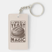 Wild Gist Magic Sourdough Brood Bakken Liefhebber Sleutelhanger (achterkant)