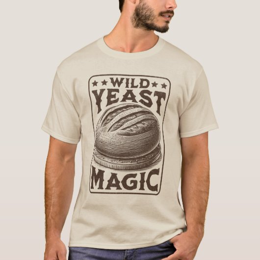 Wild Gist Magic Sourdough Brood Bakken Liefhebber T-shirt (Voorkant)