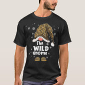 Wild Gnome Leopard Matching Family Kerstmis T-shirt (Voorkant)
