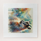 Wild Goat 250624AREF112 - Watercolor Legpuzzel (Horizontaal)