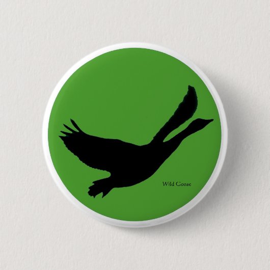 Wild Goose Button - Aanpassen met je eigen tekst (Voorkant)
