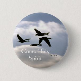 Wild Goose Foto - Kom Heilige Geest Ronde Button 5,7 Cm