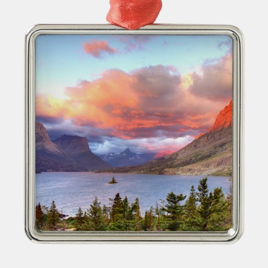 Wild Goose Island op Sunrise Metalen Ornament (Voorkant)