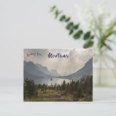Wild Goose Island Uitzichtpunt Montana Briefkaart (Staand voorkant)
